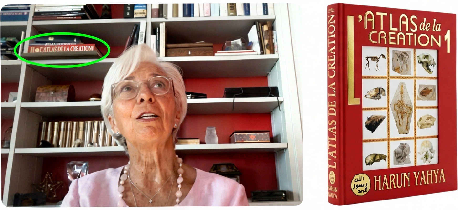 Eski IMF Başkanı Christine Lagarde'nin Evindeki Yaratılış Atlası 2